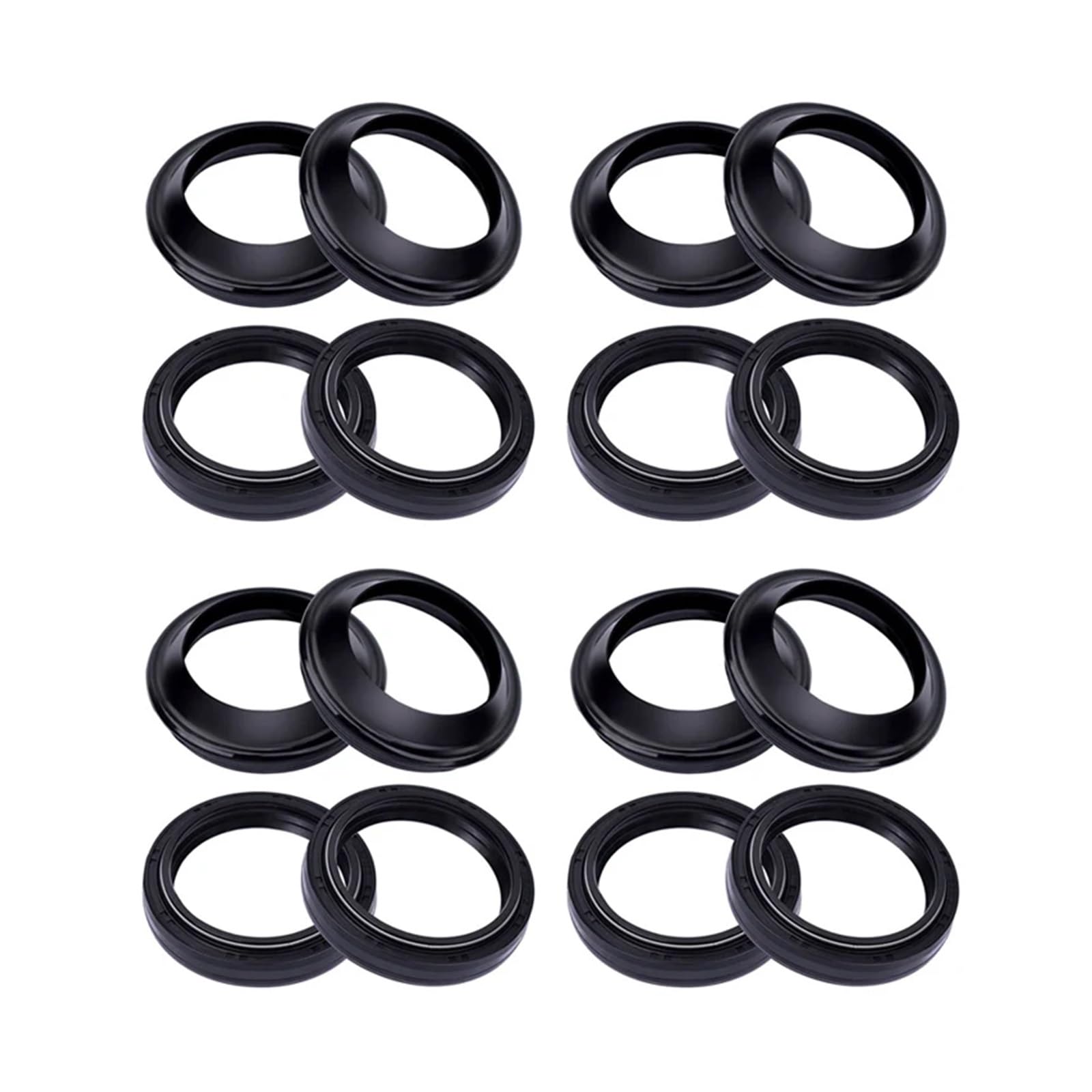 41x53x8 Gabel Dämpfer Öl Dichtung 41 53 Staub Abdeckung for VR800 VR800S VZ800 MARAUDER VZ VX VR 800 VX800 VX800L GSX-R1100G(8pc Seal 8pc Cover) von POFZLONC