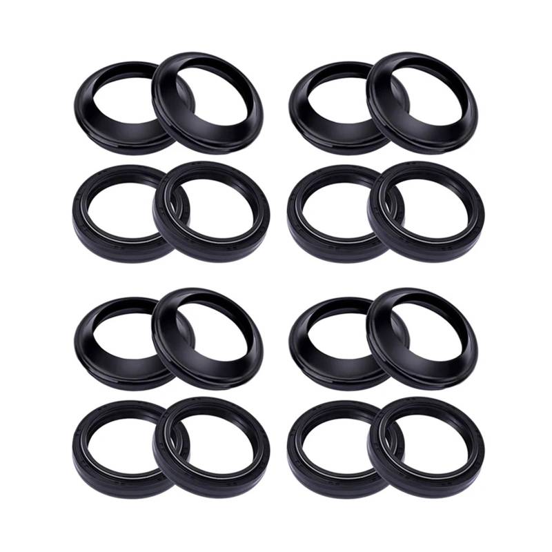 41x53x8 Gabel Dämpfer Öl Dichtung 41 53 Staub Abdeckung for VR800 VR800S VZ800 MARAUDER VZ VX VR 800 VX800 VX800L GSX-R1100G(8pc Seal 8pc Cover) von POFZLONC