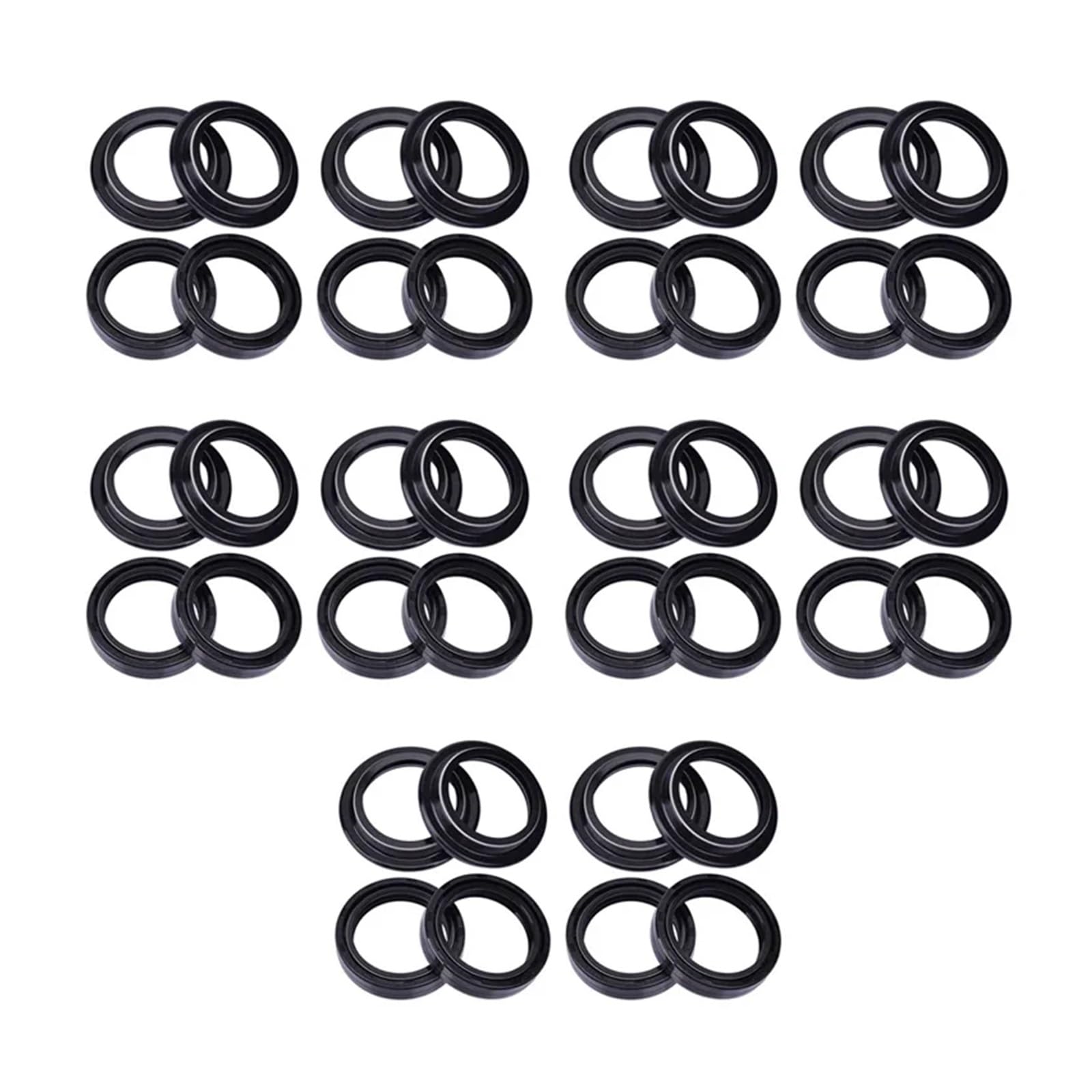 41x54x11 41 * 54 Gummi Front Shock Gabel Dämpfer Öl Dichtung 41 54 Staub Abdeckung Lip for 1690 FLS SOFTAIL DÜNNE 2014-2017(20pc Seal 20pc Cover) von POFZLONC