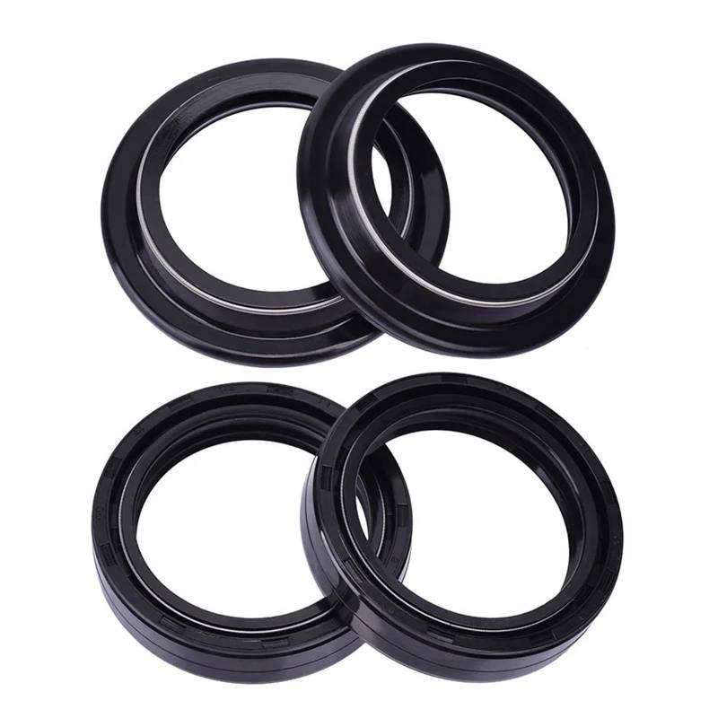 41x54x11 41 * 54 Gummi Front Shock Gabel Dämpfer Öl Dichtung 41 54 Staub Abdeckung Lip for 1690 FLS SOFTAIL DÜNNE 2014-2017(2pc Seal 2pc Cover) von POFZLONC