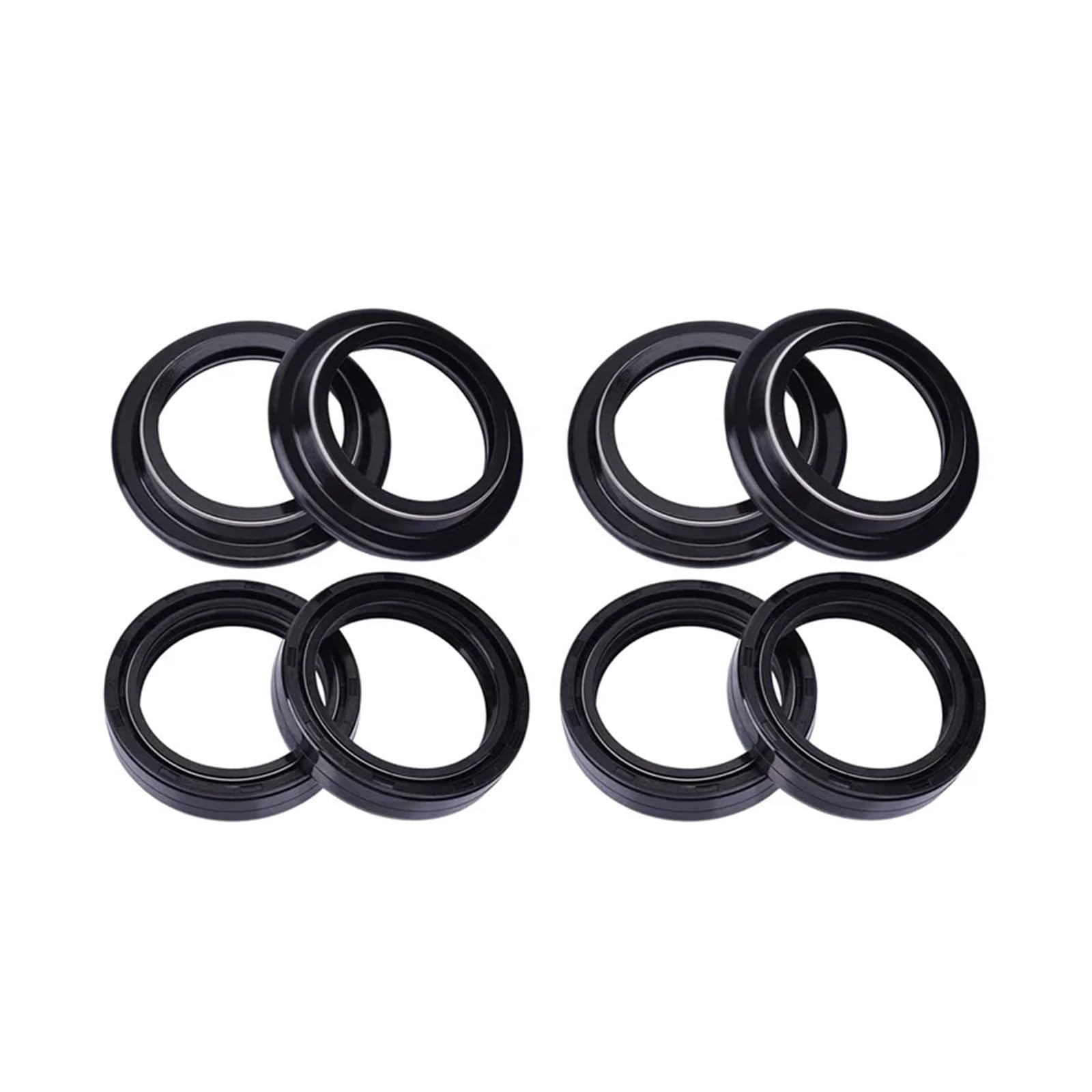 41x54x11 41 * 54 Gummi Front Shock Gabel Dämpfer Öl Dichtung 41 54 Staub Abdeckung Lip for 1690 FLS SOFTAIL DÜNNE 2014-2017(4pc Seal 4pc Cover) von POFZLONC