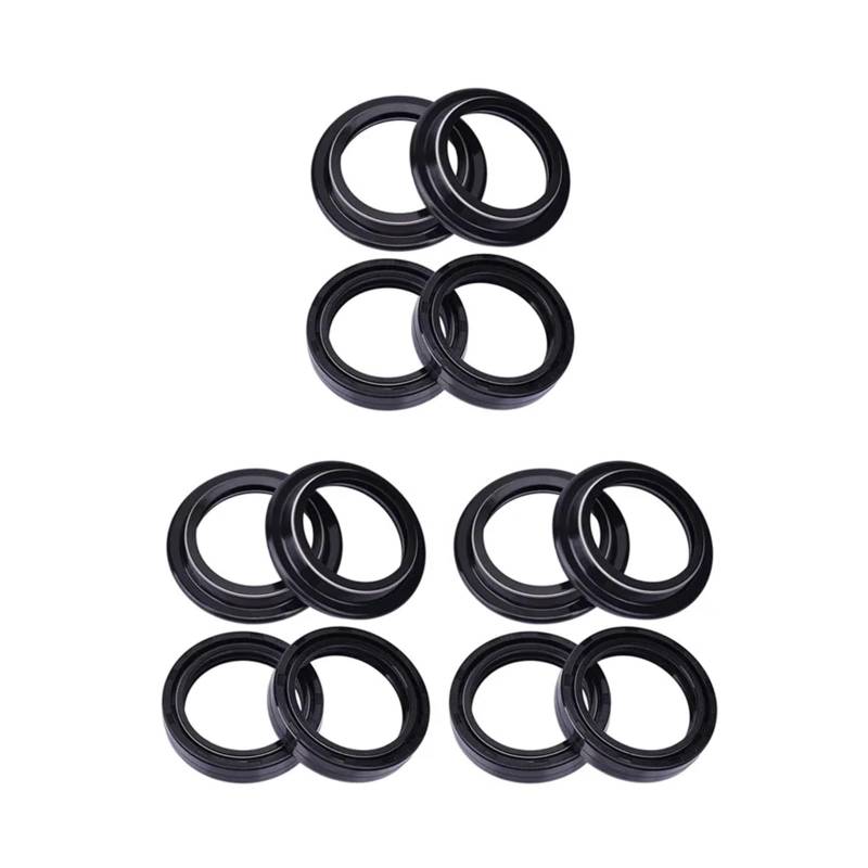 41x54x11 41 * 54 Gummi Front Shock Gabel Dämpfer Öl Dichtung 41 54 Staub Abdeckung Lip for 1690 FLS SOFTAIL DÜNNE 2014-2017(6pc Seal 6pc Cover) von POFZLONC