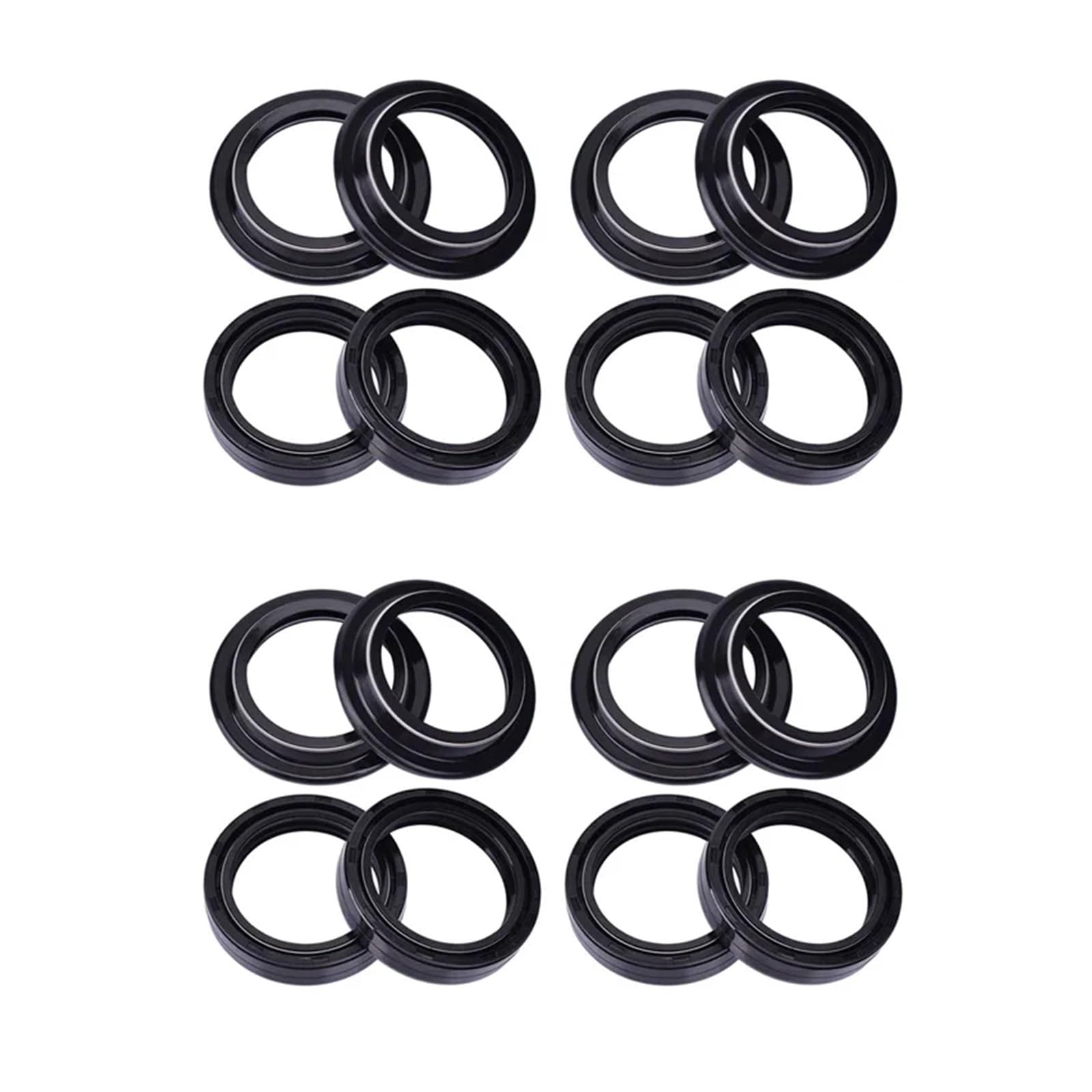 41x54x11 41 * 54 Gummi Front Shock Gabel Dämpfer Öl Dichtung 41 54 Staub Abdeckung Lip for 1690 FLS SOFTAIL DÜNNE 2014-2017(8pc Seal 8pc Cover) von POFZLONC
