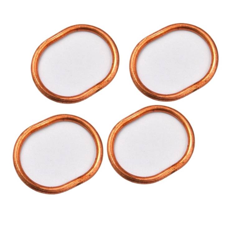 4PC Motorrad Auspuffrohr Header Dichtung for KLR650 KL650 1987-2018 2022 KL600 KLR600 84-86 88-94 von POFZLONC