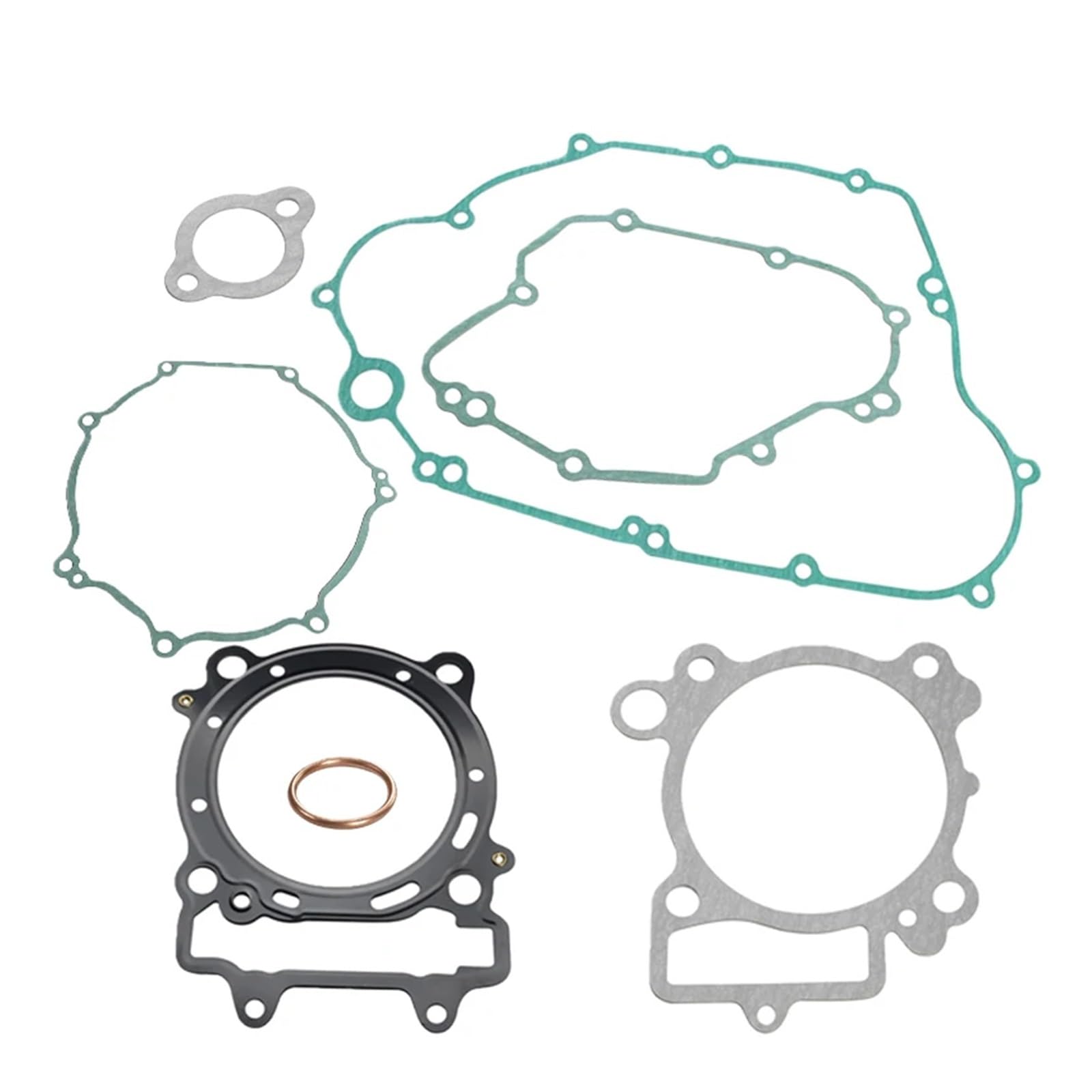 For KX450F KX450F KXF450 2006-2008 Motorrad Motor Kurbelgehäuse Kupplung Abdeckungen Zylinder Dichtung Kits Set von POFZLONC