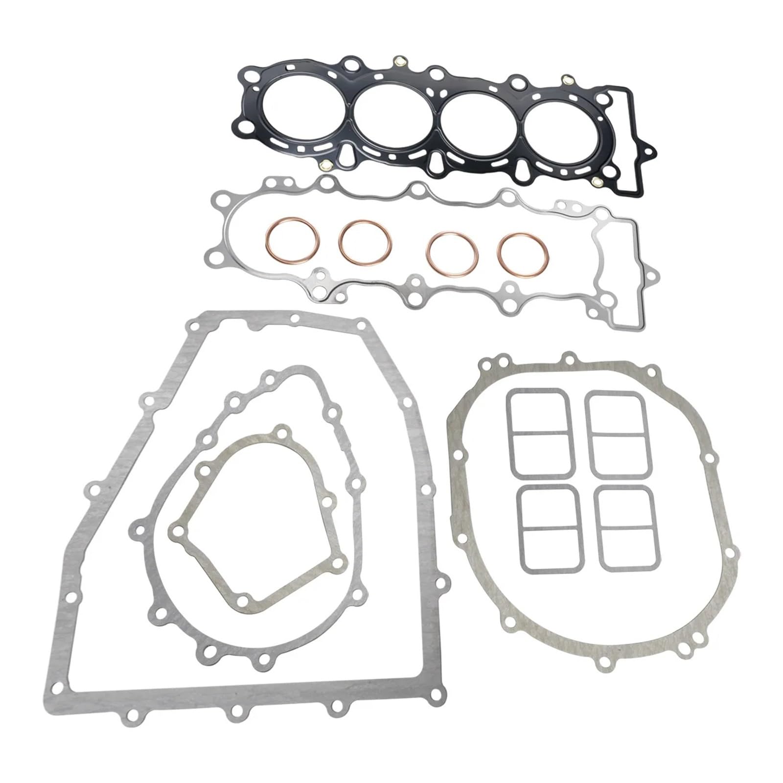 Motorrad Zylinderkopf Basis Kurbelgehäuse Abdeckungen Öl Pan ket Kits Set for Ninja ZX6R ZX-6R ZX600 1995-1999 von POFZLONC