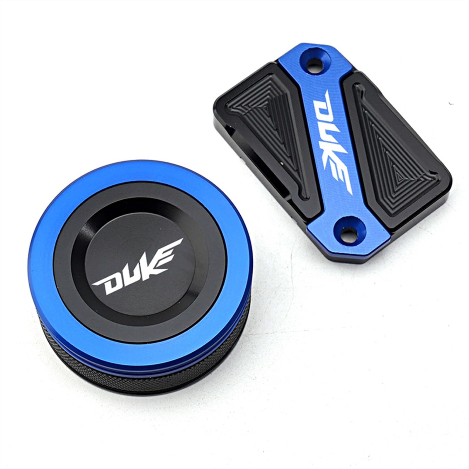 Motorrad CNC Hinten Und Vorne Brems Flüssigkeit Reservoir Kappe Zylinder Abdeckung For DUKE 390 Duke 125 Duke 200 Duke 250 2013-2022 2023 (Color : FRBC Blue) von POKVEA