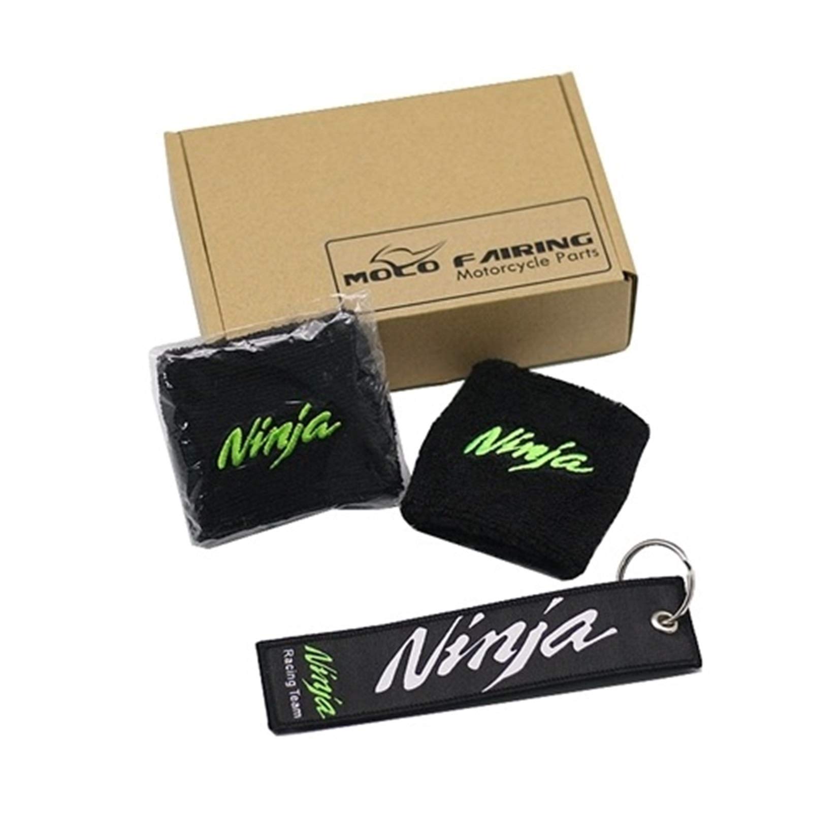 Motorradbremse-Reservoir-Socke-Öl-Flüssigkeitsbehälter-Abdeckhülse for Ninja Zx6r zx7r zx9r zx10r zx12r zx14r (Color : Black 3) von POKVEA