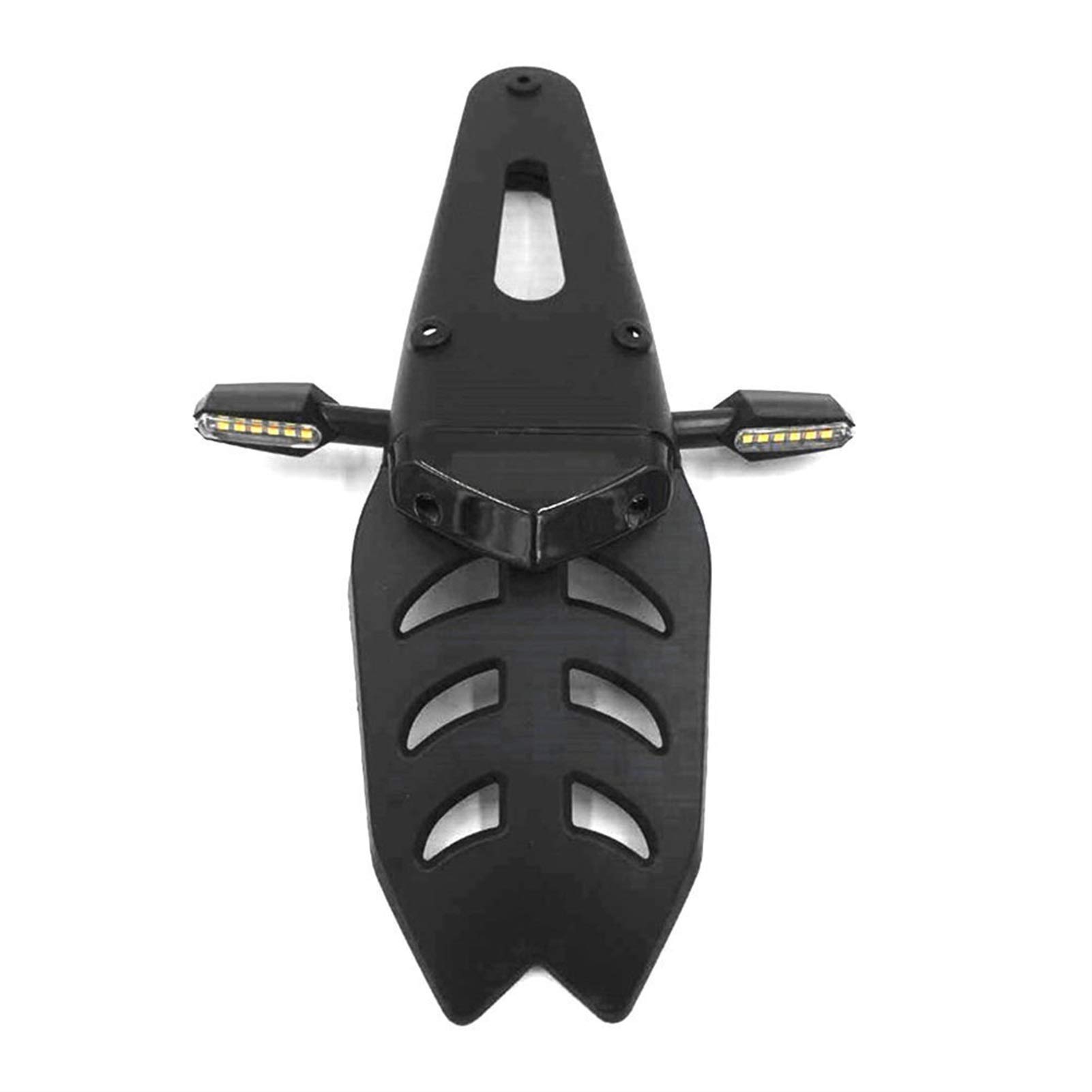 Motorradlizenz Motorrad Heckfender Kennzeichenhalterung Halter mit 12V LED Rücklicht Bremslampe Universal für Enduro Motocross Heißer Motorradlizenz Motorrad Heckfender Kennzeichenhalterung Halter mit 12V LED Rücklicht Bremslampe Universal für Enduro Motocross Heißer von POKVEA