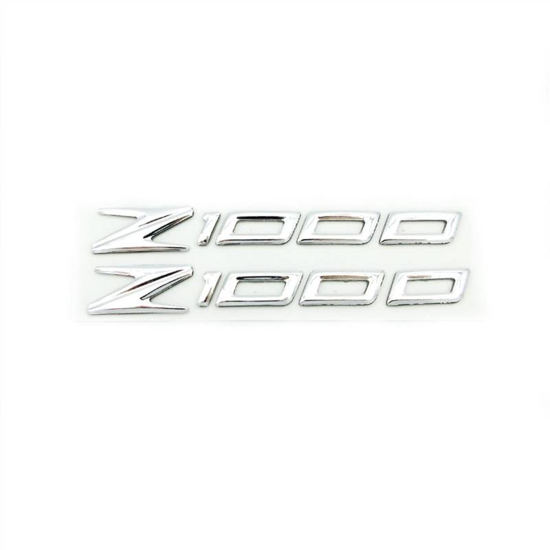 Motorräder 3D ABS Erhöhtes Chrom Z Logo Verkleidungskörper Abzeichen Emblem for Z1000 Z 1000 2014-2018 Tankdeckel Aufkleber Abziehbilder(Stickers A) von POKVEA