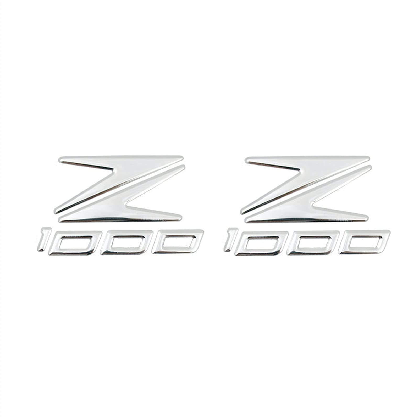 Motorräder 3D ABS Erhöhtes Chrom Z Logo Verkleidungskörper Abzeichen Emblem for Z1000 Z 1000 2014-2018 Tankdeckel Aufkleber Abziehbilder(Stickers B) von POKVEA