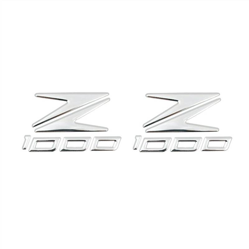 Motorräder 3D ABS Erhöhtes Chrom Z Logo Verkleidungskörper Abzeichen Emblem for Z1000 Z 1000 2014-2018 Tankdeckel Aufkleber Abziehbilder(Stickers B) von POKVEA