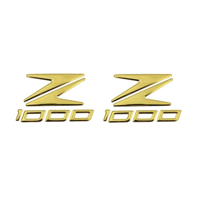 Motorräder 3D ABS Erhöhtes Chrom Z Logo Verkleidungskörper Abzeichen Emblem for Z1000 Z 1000 2014-2018 Tankdeckel Aufkleber Abziehbilder(Stickers C) von POKVEA