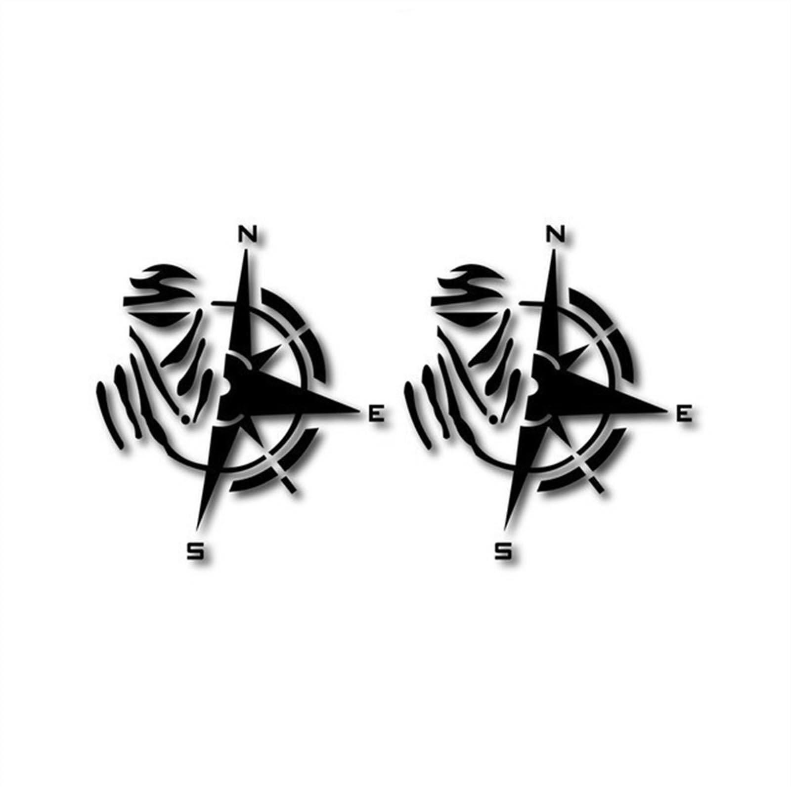Reflektierender Motorrad-Logo-Aufkleber, Helm-Aufkleber, Kraftstofftank-Aufkleber, Windschutzscheiben-Aufkleber, Heckkasten-Aufkleber, Geeignet for Xt 660 Xtz Supertenere Tracer TDM (Color : Black) von POKVEA