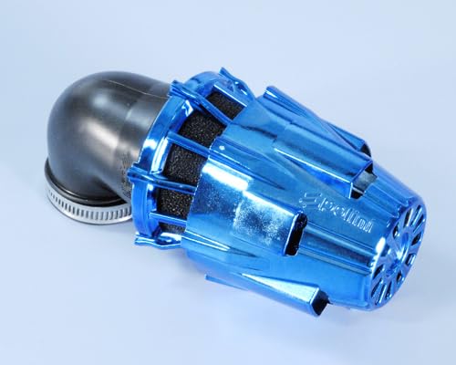 Air Box, verchromt, blau, inkl. 90 Zoll, Durchmesser 46 cm von POLINI