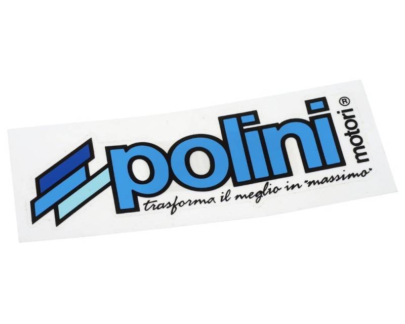 Aufkleber mit Logo POLINI - 12x4cm von POLINI