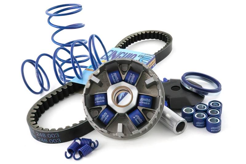 Polini Hi-Speed Vario-Set für Minarelli 50cc 2-Takt (Langes Kurbelgehäuse) - Maximale Leistung und Durchzugskraft mit Evo Slider & Polini Keilriemen - Hohe Geschwindigkeit Performance Set von POLINI