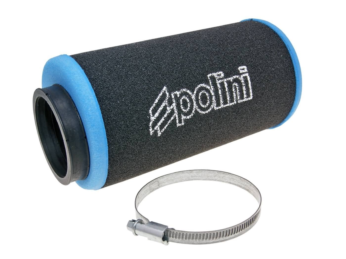 Luftfilter Polini Evolution 60mm gerade schwarz-blau von POLINI