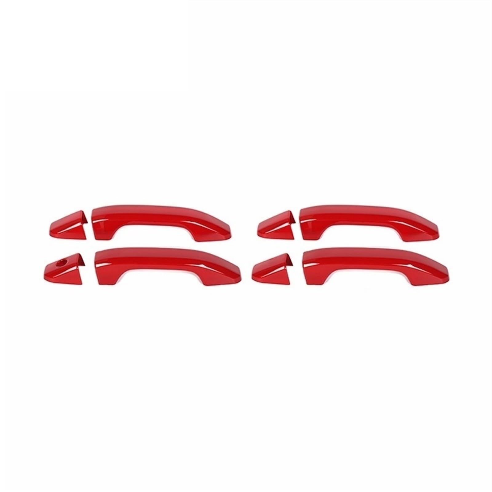 POMUHYE Aufkleber Außentürgriffe Kompatibel Mit Chevrolet Für Silverado 2014 2015 2016 2017 2018 2019 2020 2021 2022 2023 2024 Auto Außentürgriff Shell Cove(Red) von POMUHYE