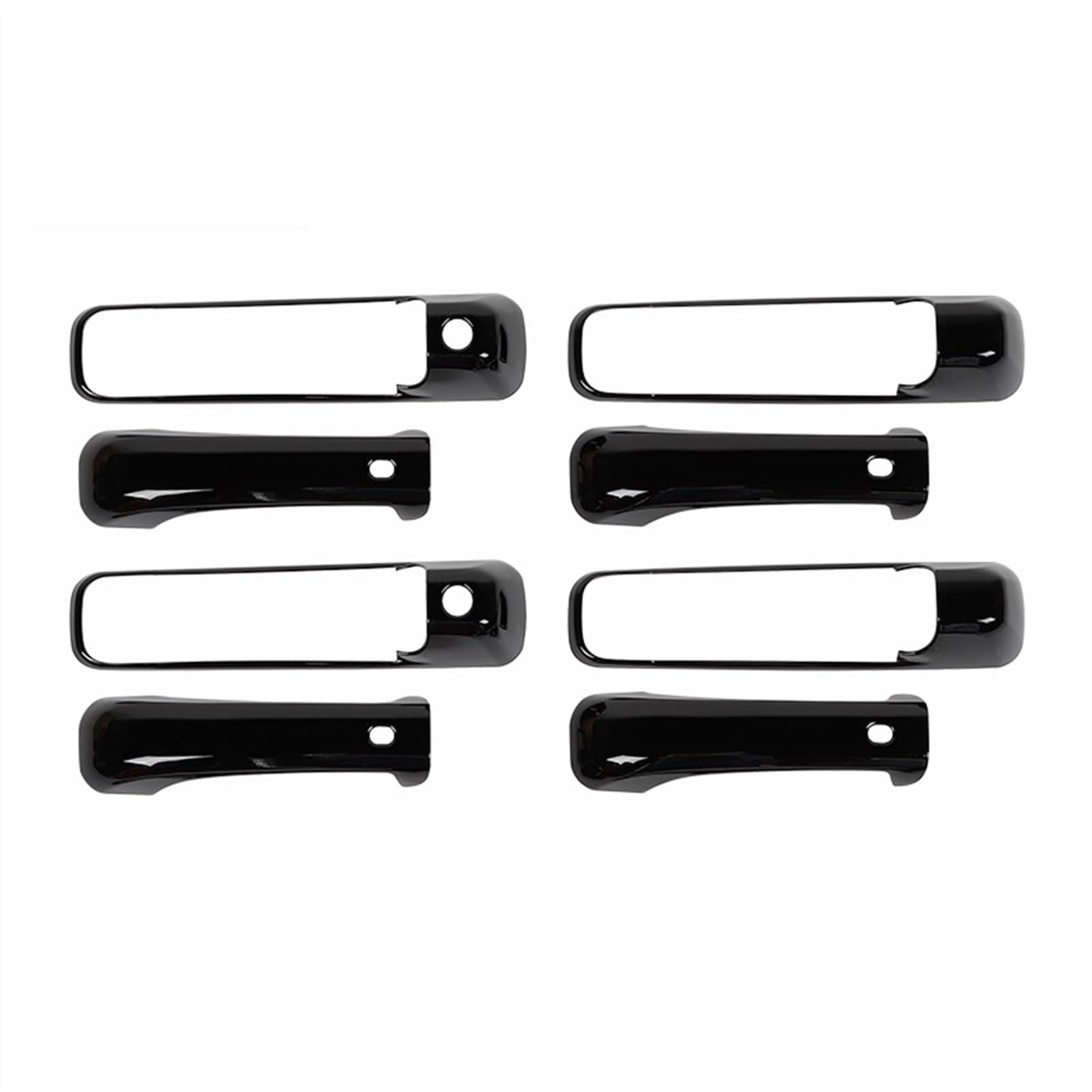 POMUHYE Aufkleber Außentürgriffe Kompatibel Mit Dodge Für Ram 2010 2011 2012 2013 2014 2015 Autotürgriff-Dekorationsschalenabdeckung Aufkleber Autoaußenzubehör(Black) von POMUHYE