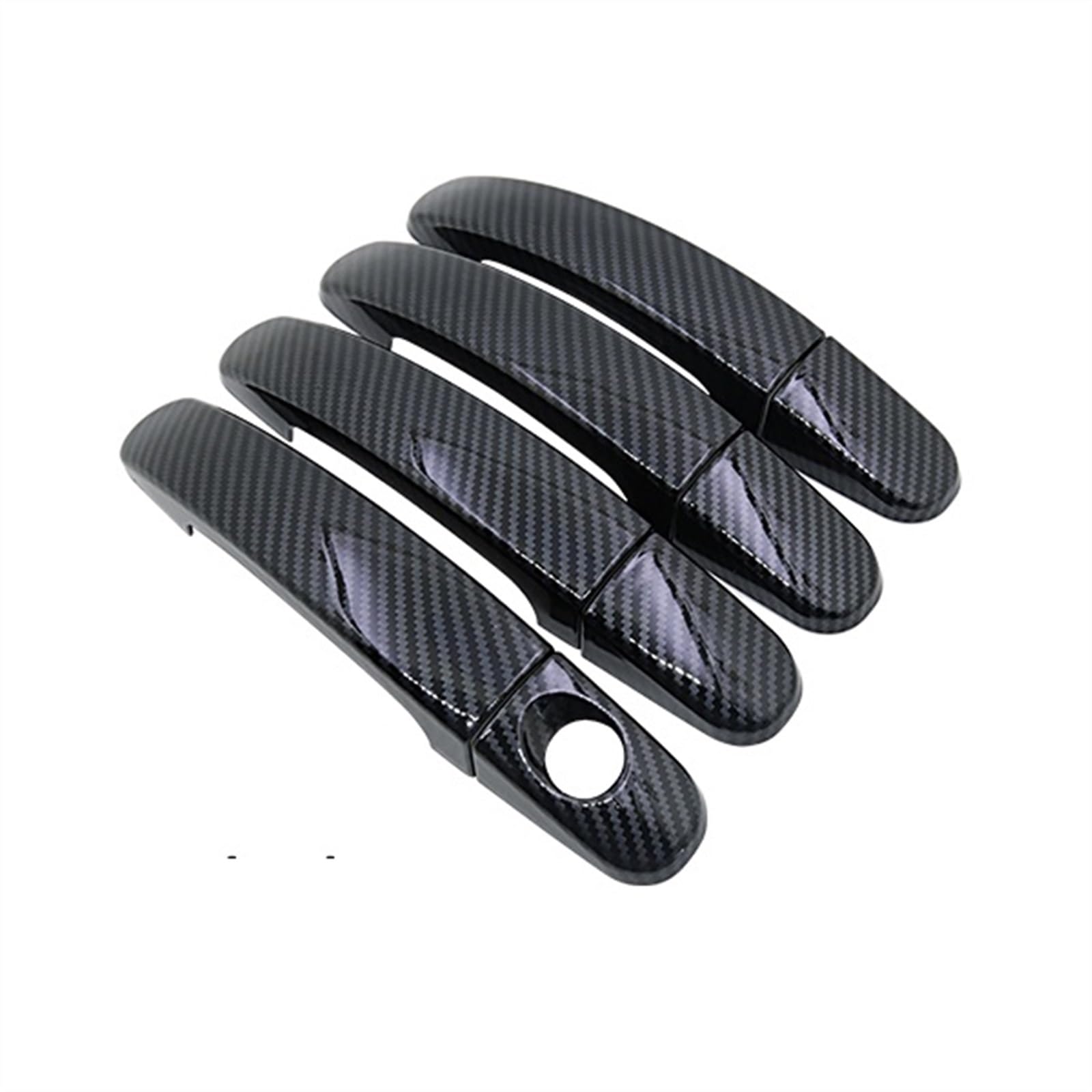 POMUHYE Aufkleber Außentürgriffe Kompatibel Mit Ford Für Focus 3 Für MK3 Für MK3.5 2011 2012 2013 2014 2015 2016 2017 2018 Autotürgriffabdeckung Autoaufkleber Zierset(Handle 4 Door) von POMUHYE