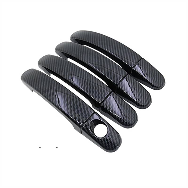 POMUHYE Aufkleber Außentürgriffe Kompatibel Mit Ford Für Focus 3 Für MK3 Für MK3.5 2011 2012 2013 2014 2015 2016 2017 2018 Autotürgriffabdeckung Autoaufkleber Zierset(Handle 4 Door) von POMUHYE
