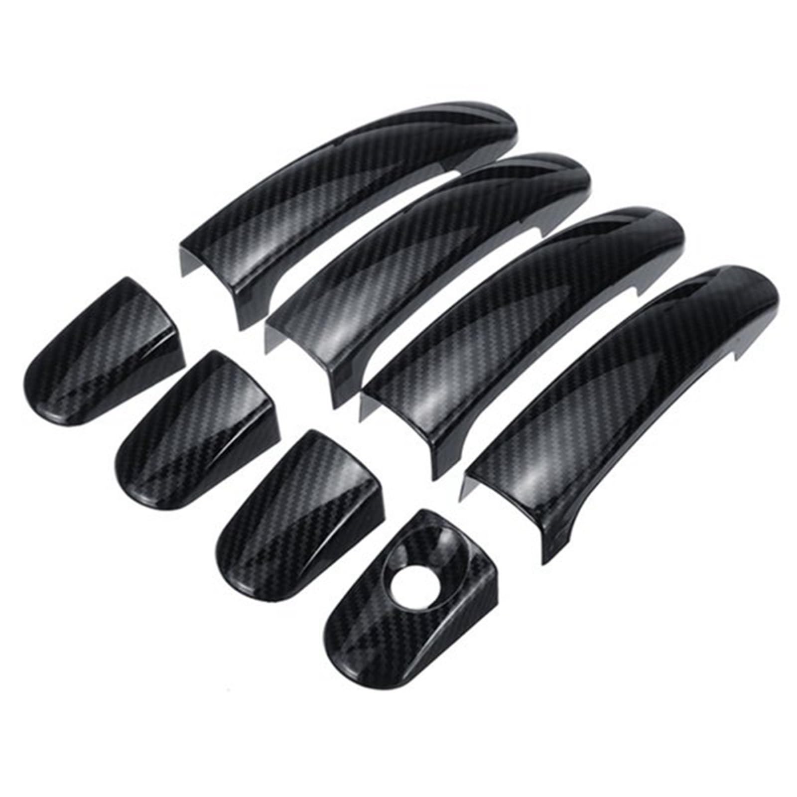 POMUHYE Aufkleber Außentürgriffe Kompatibel Mit Ford Für Focus Für Mk2 2005 2006 2007 2008 2009 2010 2011 Auto-Außentürgriffschale Dekorative Platte Außenabdeckung von POMUHYE
