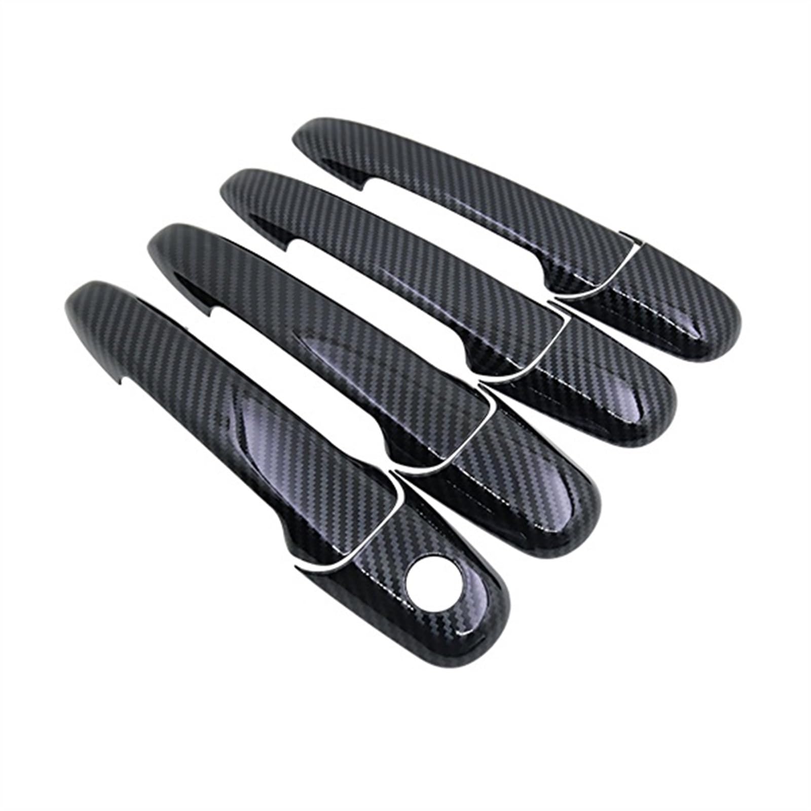 POMUHYE Aufkleber Außentürgriffe Kompatibel Mit Ford Für Ranger Für Everest 2006 2007 2008 2009 2010 2011 Autotürgriffabdeckung Außenzubehör Aufkleber Zierset(Handle 4 Door) von POMUHYE