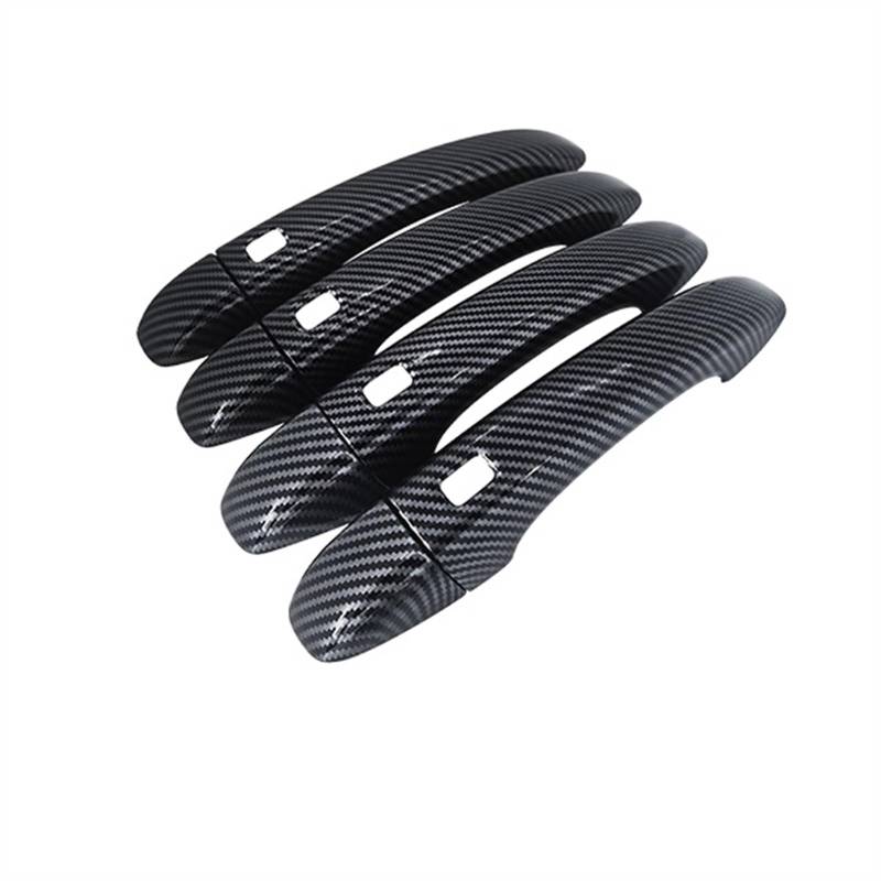 POMUHYE Aufkleber Außentürgriffe Kompatibel Mit Für Talisman Für Samsung SM6 2016 2017 2018 2019 2020 2021 2022 Autotürgriffabdeckung Zubehör Aufkleber Set(4 Button 4 Door) von POMUHYE