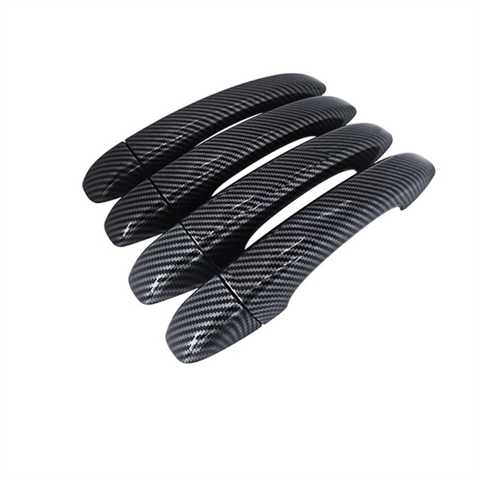 POMUHYE Aufkleber Außentürgriffe Kompatibel Mit Für Talisman Für Samsung SM6 2016 2017 2018 2019 2020 2021 2022 Autotürgriffabdeckung Zubehör Aufkleber Set(No Button 4 Door) von POMUHYE