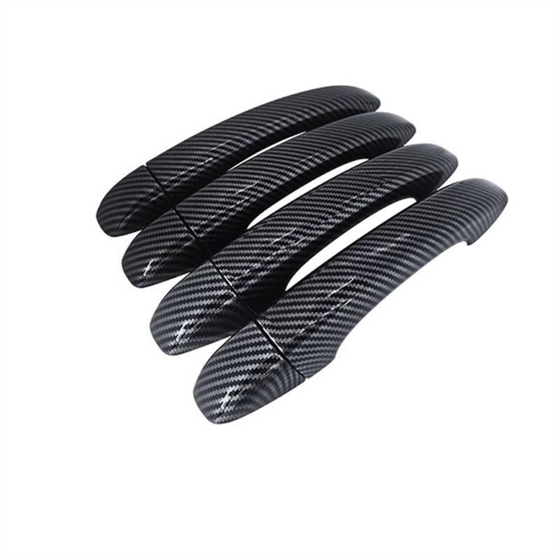 POMUHYE Aufkleber Außentürgriffe Kompatibel Mit Für Talisman Für Samsung SM6 2016 2017 2018 2019 2020 2021 2022 Autotürgriffabdeckung Zubehör Aufkleber Set(No Button 4 Door) von POMUHYE