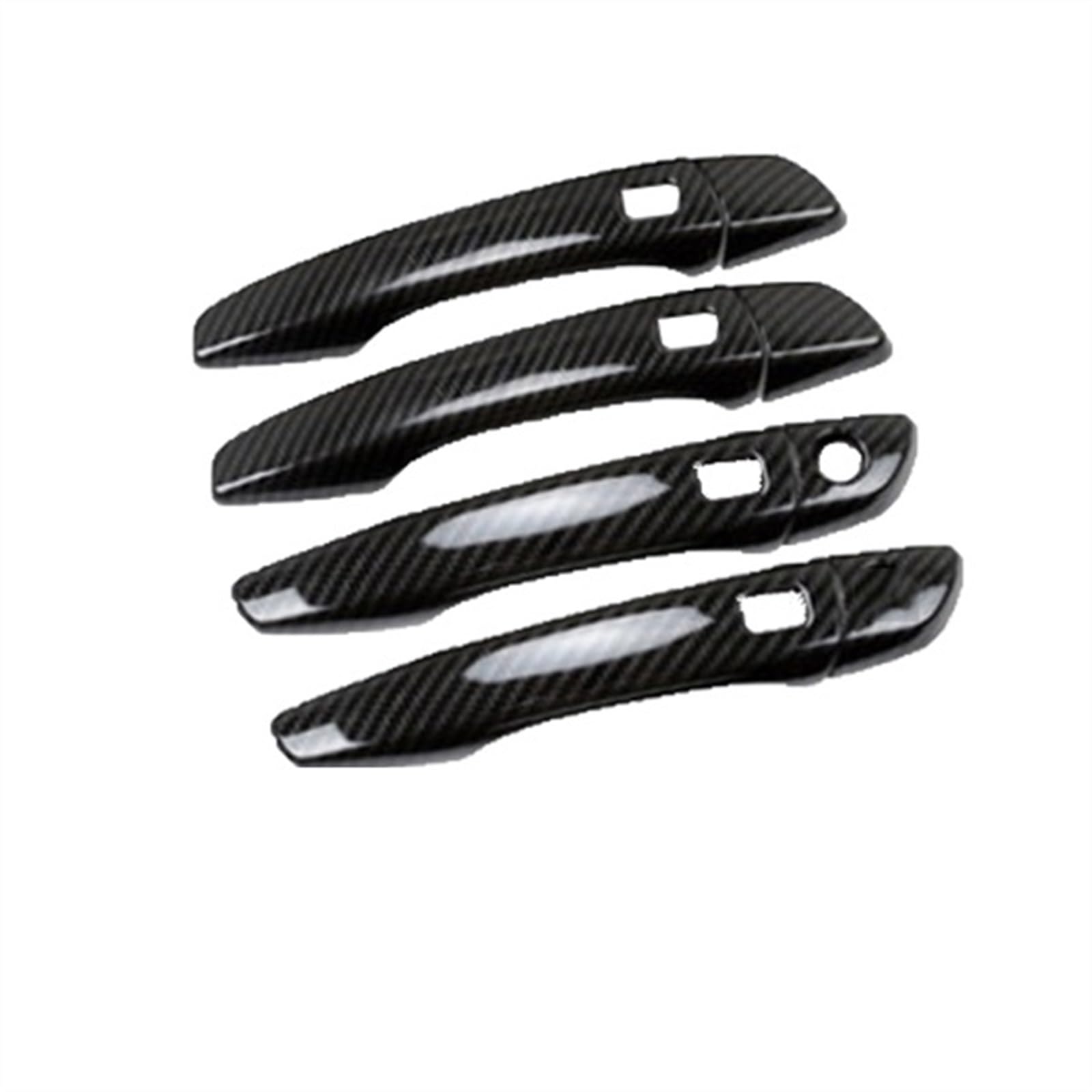 POMUHYE Aufkleber Außentürgriffe Kompatibel Mit Peugeot 508 R83 Für MK2 2019 2020 2021 2022 2023 Autotürgriffabdeckung Shell Trim Aufkleber Außen Autozubehör(4Handle 4 Buttons) von POMUHYE