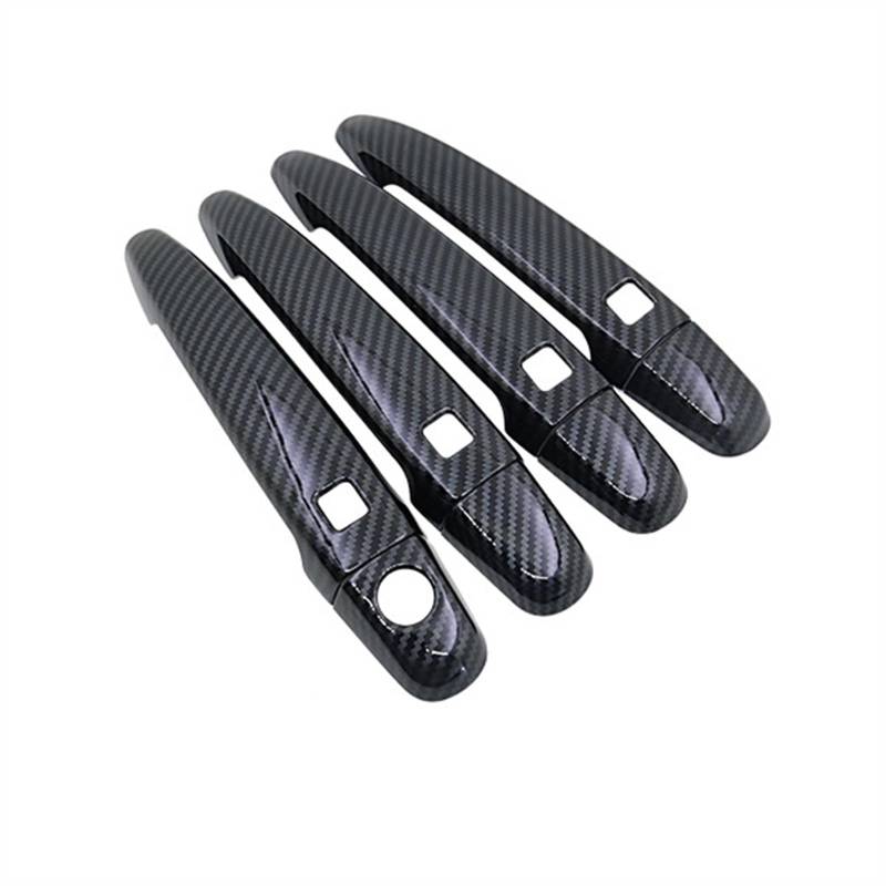 POMUHYE Aufkleber Außentürgriffe Kompatibel Mit Toyota Für Noah Für NAV1 Für Voxy R70 2007 2008 2009 2010 2011 2012 2013, Aufkleber-Trim-Set Für Autotürgriffabdeckungen(4 Button 4 Door) von POMUHYE