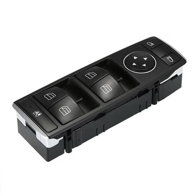 POMUHYE Fenstersteuerungsschalter Kompatibel Mit Mercedes Für Benz Für A-Class W176 2012 2013 2014 2015 2016 2017 2018 Für Master Power Fenster Schalter OE:1669054300 von POMUHYE
