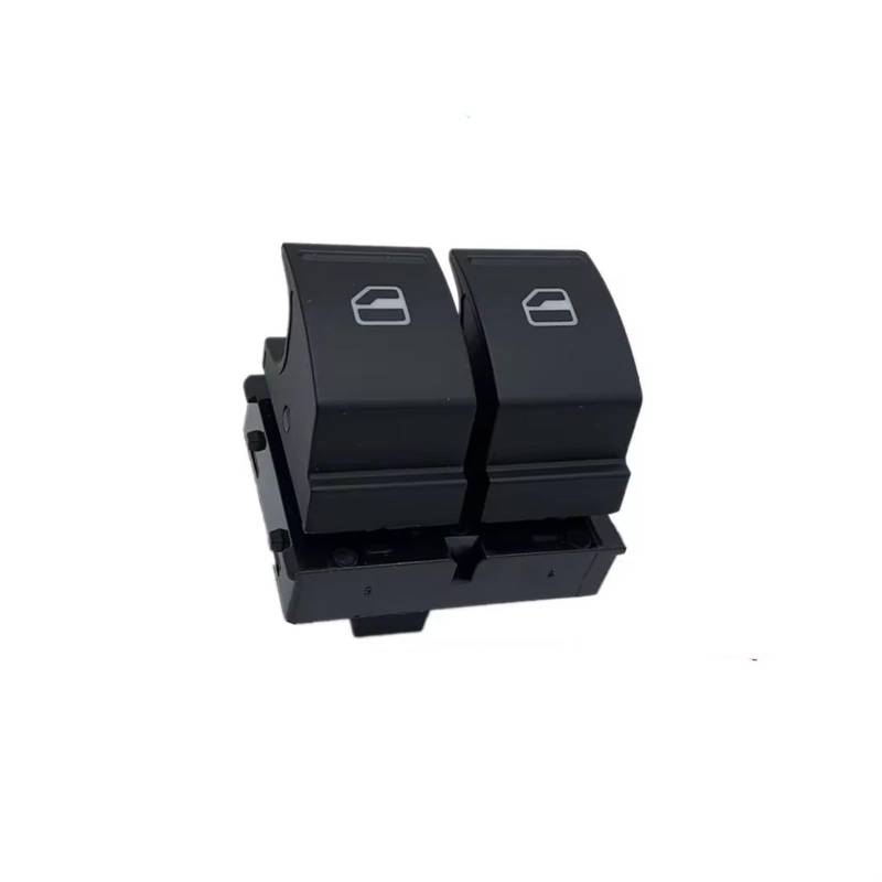 POMUHYE Fenstersteuerungsschalter Kompatibel Mit VW Für Caddy 2K 2003 2004 2005 2006 2007 2008 2009 Elektrischer Fensterheberschalterknopf Fahrerseite Autozubehör 2K0959857 1K3959857A von POMUHYE