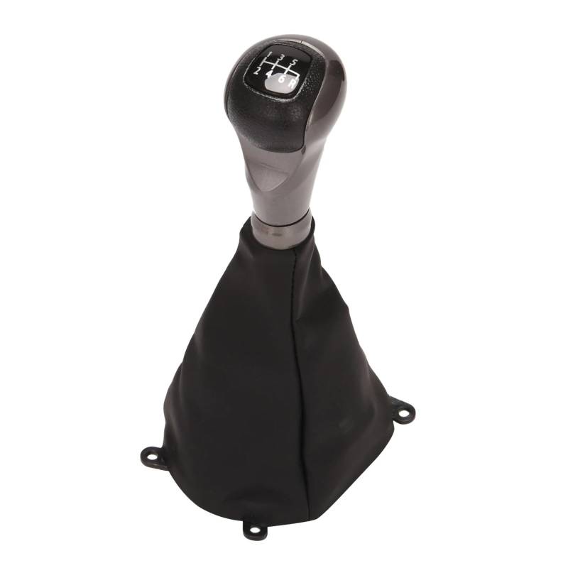 POMUHYE Schaltknauf Kopf Kompatibel Mit Für Civic Für DX EX LX Modell 2006 2007 2008 2009 2010 2011 6-Gang-Schaltknauf Schalthebelmanschette Mit Abdeckung Autozubehör von POMUHYE