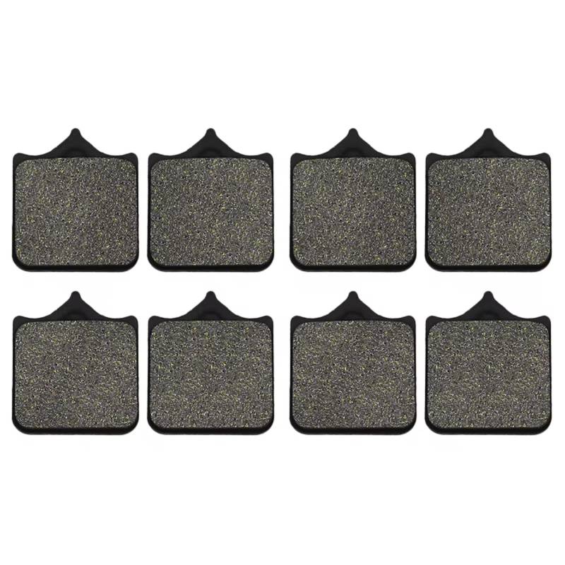 POMUHYE Scheibenbremse Für S1000R 2010 2011 2012 2013 2014 2015 2016 2017 2018 Motorrad Vorne Hinten Bremsbeläge Motorrad Zubehör(2 Pairs Front) von POMUHYE