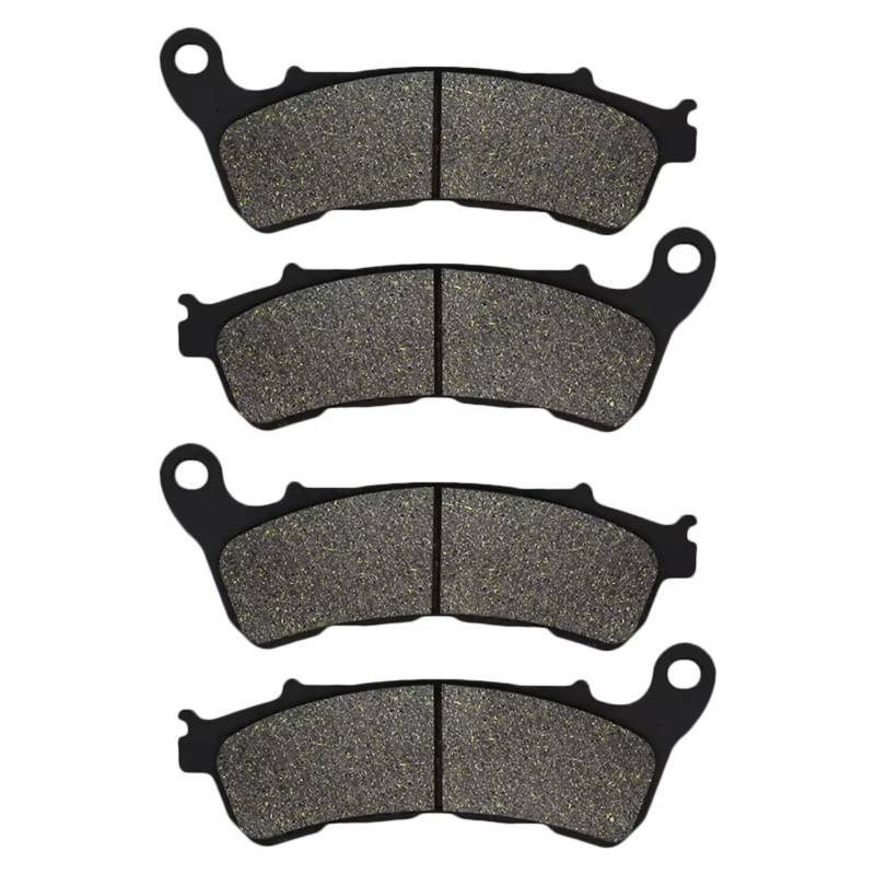 POMUHYE Scheibenbremse Für VFR800 6/8/9 2006 2007 2008 2009 Motorrad Bremsbelag Motorrad Teile Vorne Oder Hinten Bremsbeläge(2 Pairs Front) von POMUHYE