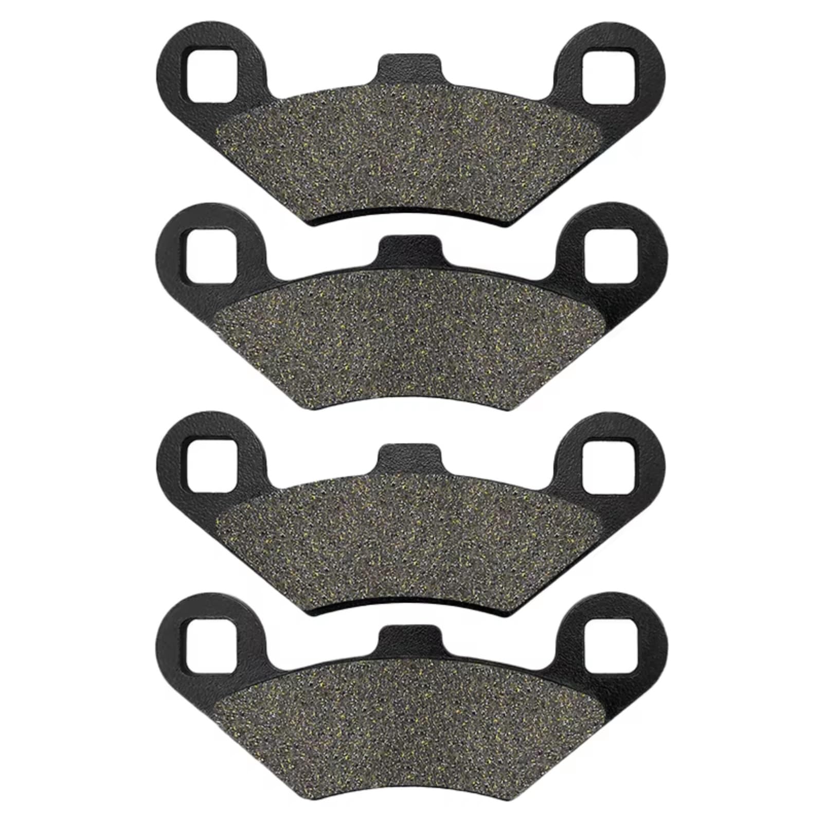 POMUHYE Scheibenbremse Kompatibel Mit Polaris Für 300 Big Boss 6x6 1994 Für 350 Big Boss L 1994 Motorrad-Bremsbeläge Motorradteile Bremsbeläge Vorne Oder Hinten(2 Pairs Front) von POMUHYE