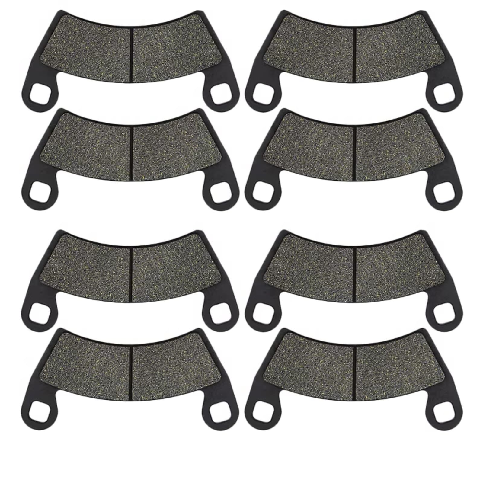 POMUHYE Scheibenbremse Kompatibel Mit Polaris Für Ranger Crew 800 4x4 EFI 2010 2011 2012 2013 2014 Motorradzubehör, Bremsbeläge Vorne Oder Hinten(4 Pair) von POMUHYE