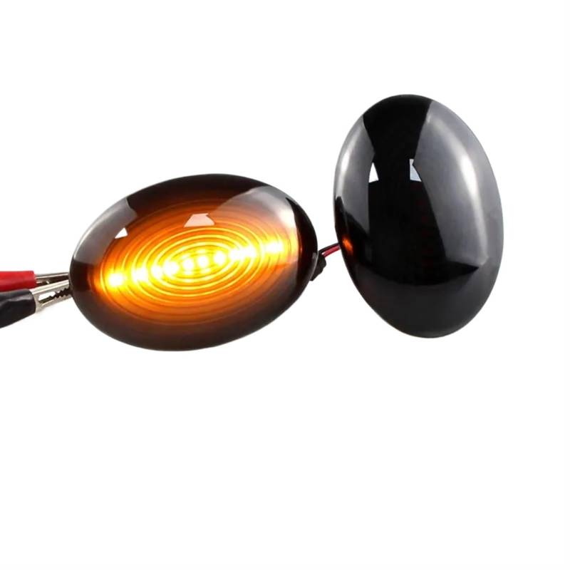 POMUHYE Spiegelblinker Blinkleuchte Kompatibel Mit Für Mini Für Cooper R56 R57 R58 R59 2007-2013 OEM CL-R56-LSM-SM Blinkendes Blinklicht Seitenmarkierungslicht Seitenblinker von POMUHYE