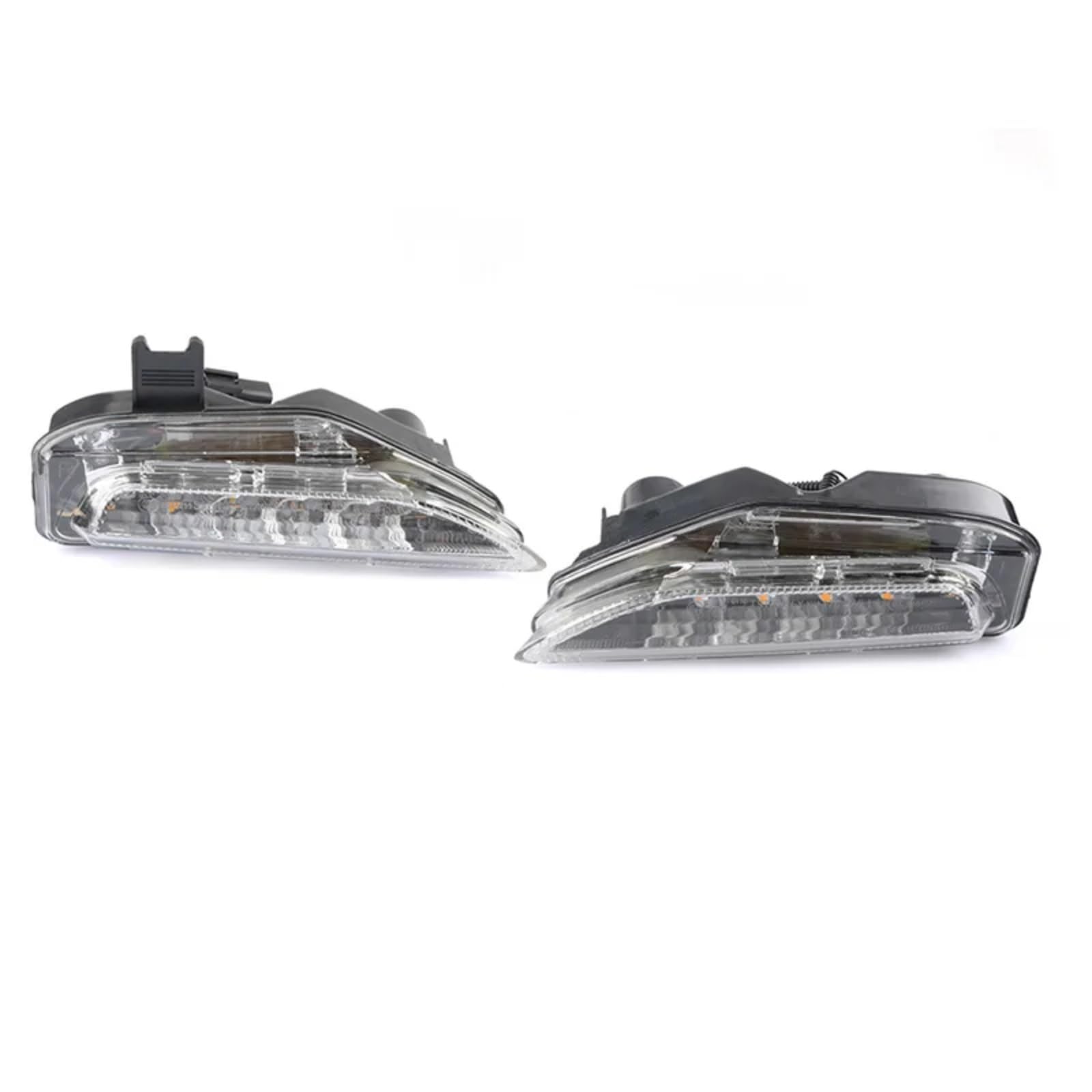 POMUHYE Spiegelblinker Blinkleuchte Kompatibel Mit Infiniti Für Q50 Q50S Für Sport 2014 2015 2016 2017 2018 2019 2020 Blinker Nebelscheinwerfer Auto Frontstoßstange Blinker Licht(1 Pair Clean) von POMUHYE