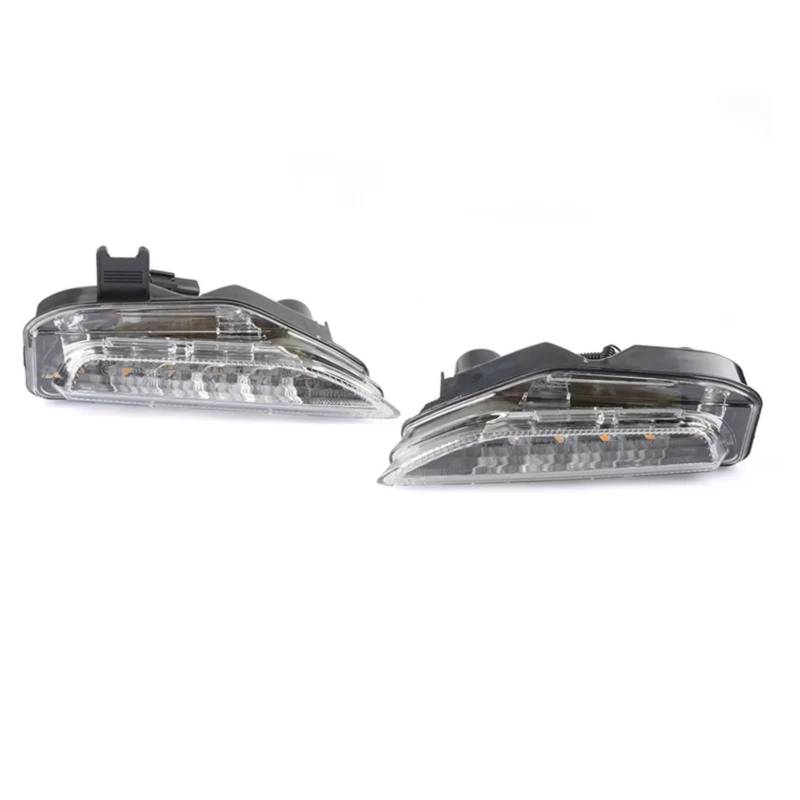 POMUHYE Spiegelblinker Blinkleuchte Kompatibel Mit Infiniti Für Q50 Q50S Für Sport 2014 2015 2016 2017 2018 2019 2020 Blinker Nebelscheinwerfer Auto Frontstoßstange Blinker Licht(1 Pair Clean) von POMUHYE