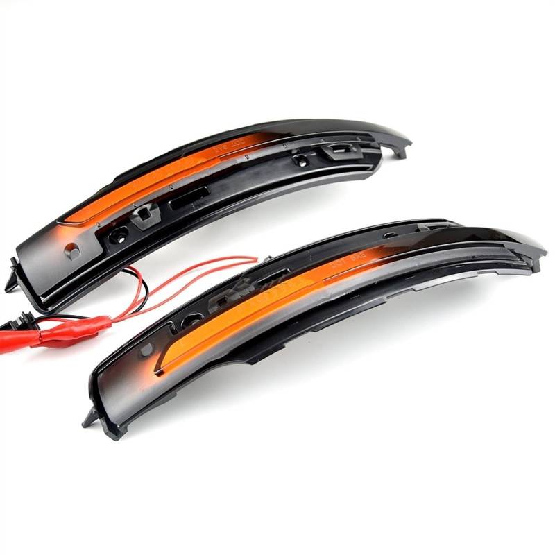 POMUHYE Spiegelblinker Blinkleuchte Kompatibel Mit Porsche Für Macan 2014 2015 2016 2017 2018 2019 2020 Auto Dynamische Sequentielle Seitenspiegel Blinker Licht Blinker Lampe von POMUHYE