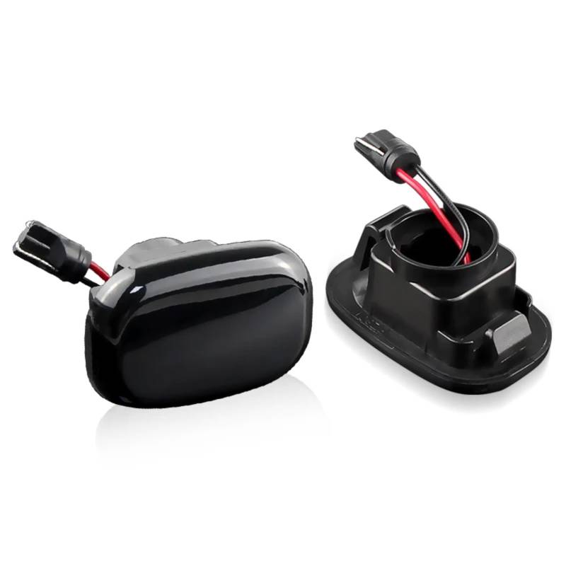 POMUHYE Spiegelblinker Blinkleuchte Kompatibel Mit Toyota Für Land Für Cruiser 70 80 100 Serie Dynamische Autoblinker Seitenmarkierungs-Blinkerleuchten-Lampenzubehör(2pcs NO Dynamic) von POMUHYE
