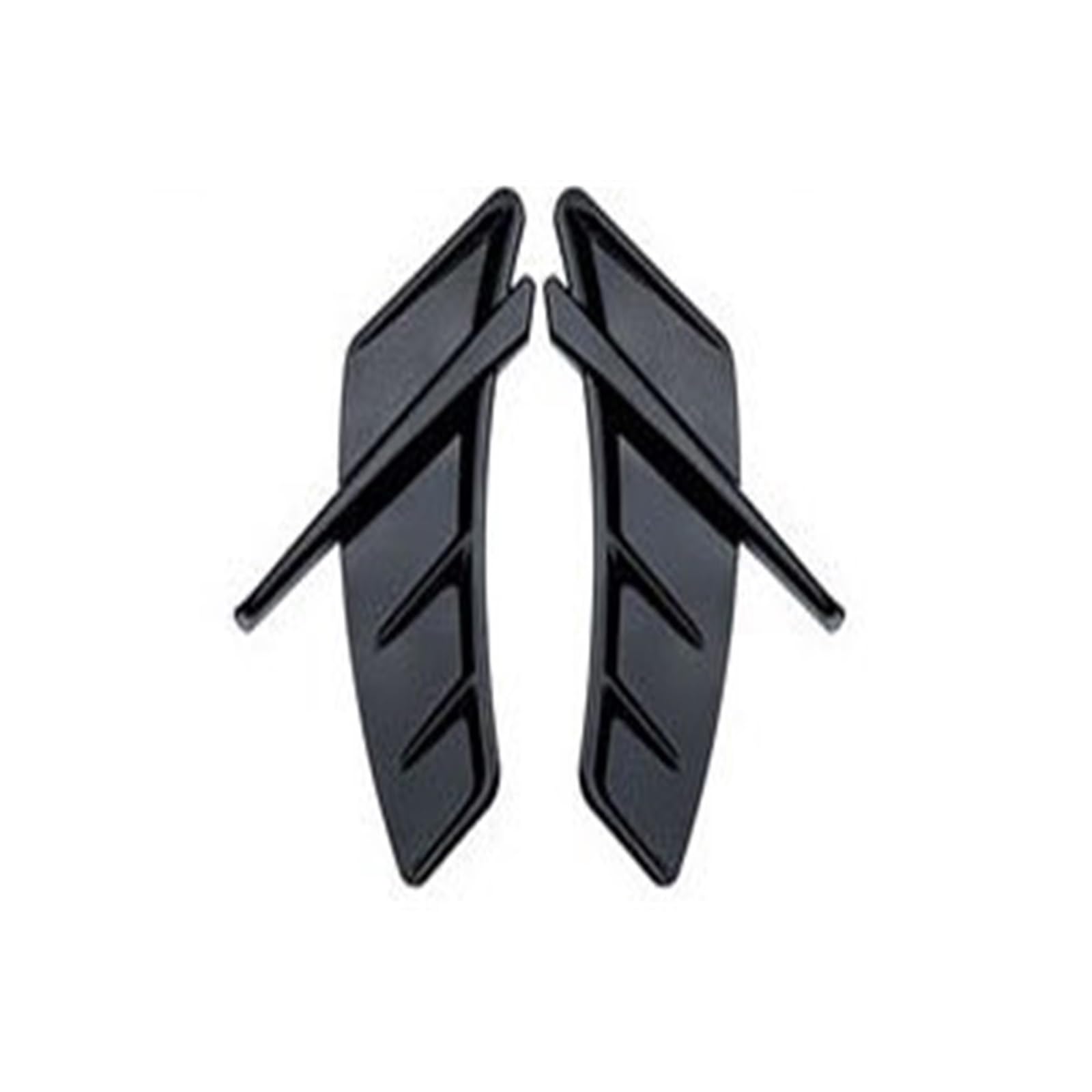 PONNYC 2 Stück Auto Air Vent Aufkleber Seitenfender Aufkleber Für A-udi ABT RS3 RS4 RS5 RS6 A6 C6 C5 A1 A3 8P A4 B8 B6 A5 A7 A8 Q5 Q7 TT R8 ABT (Color : Bright Black 1) von PONNYC