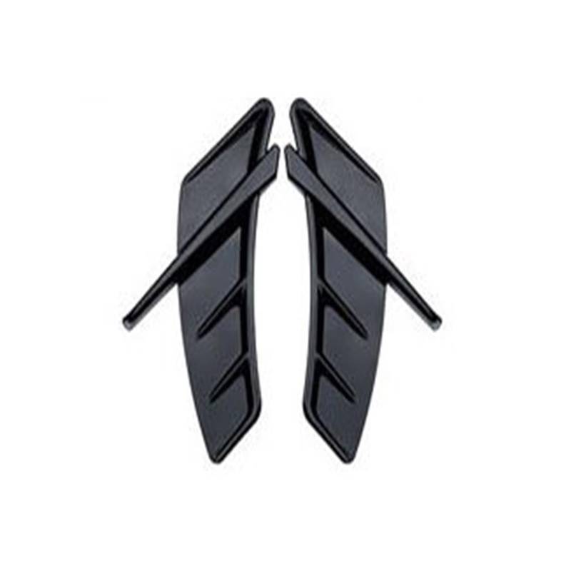 PONNYC 2 Stück Auto Air Vent Aufkleber Seitenfender Aufkleber Für A-udi ABT RS3 RS4 RS5 RS6 A6 C6 C5 A1 A3 8P A4 B8 B6 A5 A7 A8 Q5 Q7 TT R8 ABT (Color : Bright Black 1) von PONNYC
