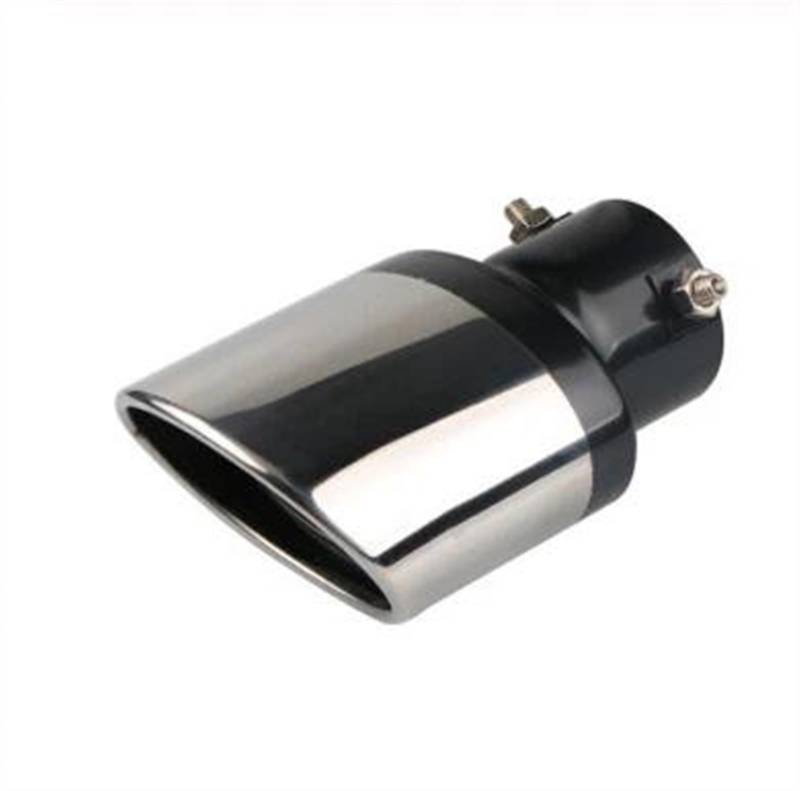 Auspuffblenden Auto Auspuff Hinten Schwanz Throat Liner Zubehör 1 Stück Für Volvo Xc60 S60 S40 S80 V40 V60 V70 V50 Xc40 C30 XC90 Endrohrblende (Color : Straight) von PONNYC