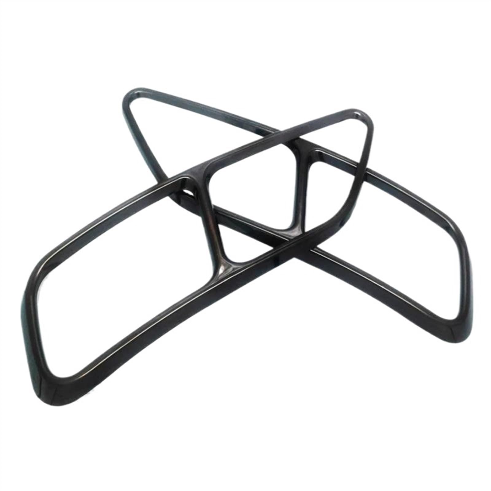 Auspuffblenden Für A-udi A4 B9 A5 2020 2021 Auto Auspuff Endrohre Dekoration Rahmen Edelstahl Schwanz Throat Rohr Geändert Abdeckung Trim Endrohrblende (Color : Schwarz) von PONNYC