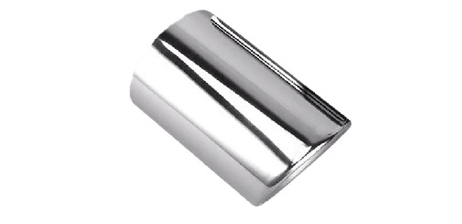PONNYC Auspuffblenden Für VW Für Käfer 5C Für POLO 6R Für GOLF 7 Auto Auspuffrohr Spitze Abdeckung Endrohr Edelstahl Endrohrblende (Color : Silber) von PONNYC